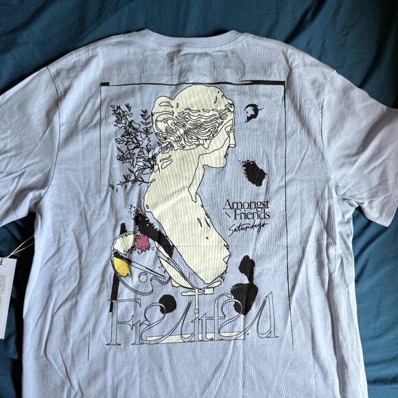 Saturdays NYC Fruitful Standard Short Sleeve Tee Medium $58 - Picture 1 of 4